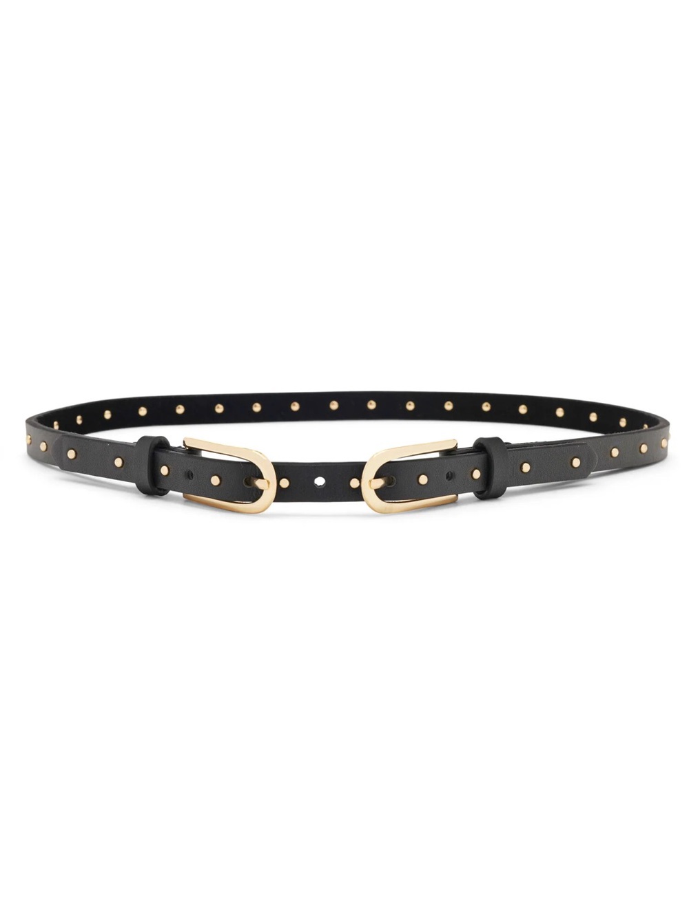 Lovestrength XS Keke Studded Waist Belt, Black with Gold